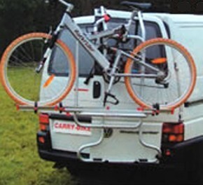 T4 1990–2003 doble puerta trasera Fiamma Portabicicletas con Cubierta de bicicleta 