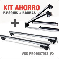 Kit Ahorro Portaesquis + barras