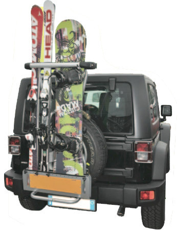GEV 4x4 UNIVERSAL ski rack for rear wheel - Milestones